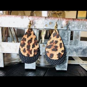 Cheetah earrings